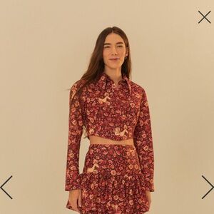 NWT FARM Rio Daisy Print Shirt | M